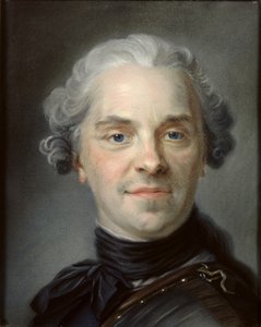 モーリスの肖像画、コントドサクス（1696-1750）1747（パステル）